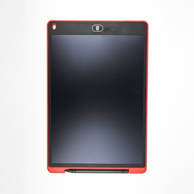 Drawing tablet 12 inch LCD writing board electronic Handwriting pad thin message Graphics sketch board kids LCD screen: Red