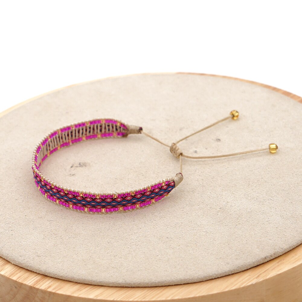 Go2boho Boho Jewelry Bracelet For Women MIYUKI Beads Ethnic Bracelets Braided Pulseras Adjustable String