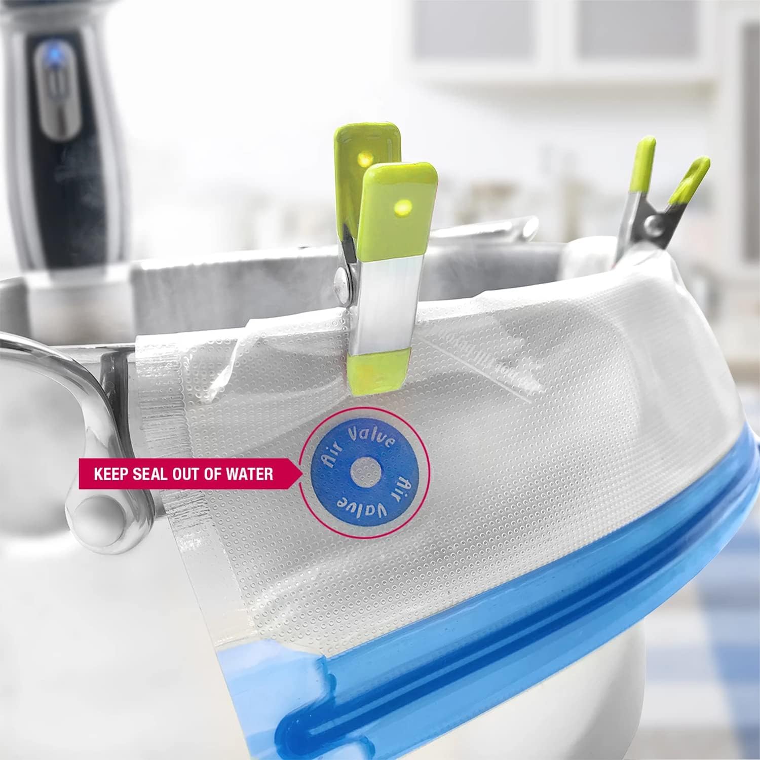 Sous Vide Bags Reusable BPA Free Vacuum Sealer Bags Vacuum Food Storage Bags for Cooking/Food Storage/Microwave Heating