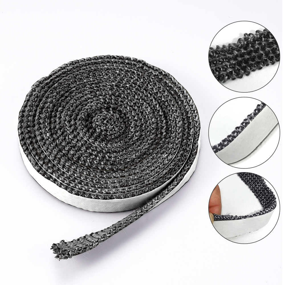 2/3m 10/15mm Glasfaser seil dichtung Herd/Feuers eil Holzofen Holz brenner Tür dichtung Hoch temperatur feuerfeste Dichtung