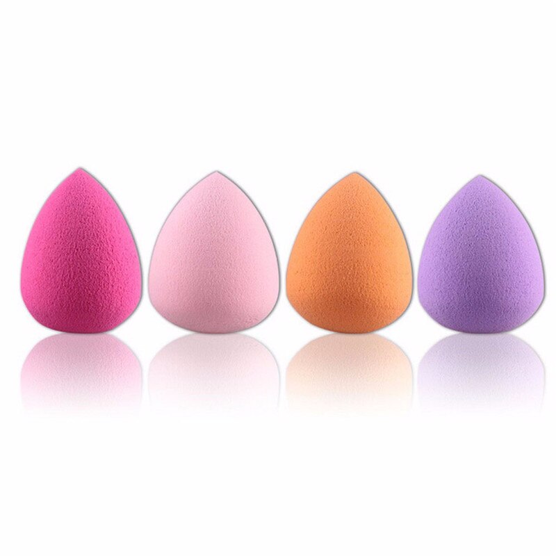 Make-Up Spons 4 Stks/pak Makeup Beauty Foundation Buffer Puff Set Droge En Natte Spons Poederdons Kalebas-Vormige -Vormige