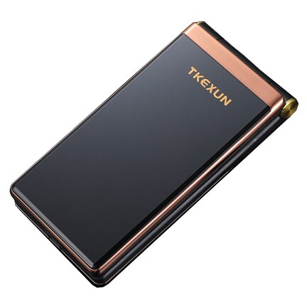 3G WCDMA Flip Two SIM pantalla Dual de 3,0 ", reproductor de vídeo para personas mayores, FM, MP3, cámara grabadora de teléfono móvil, botón de teclado ruso: add 8GB TF card / red