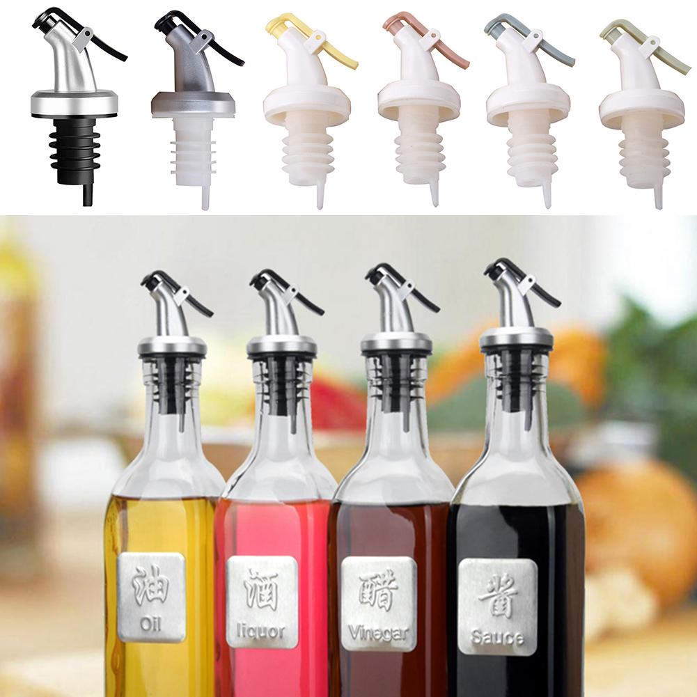Sprayer Liquor Dispenser Nozzle Flip Top Olive Oil Wine Vinegar Bottle Cap Stopper Pourer Kitchen Tools Bar Accessories Home