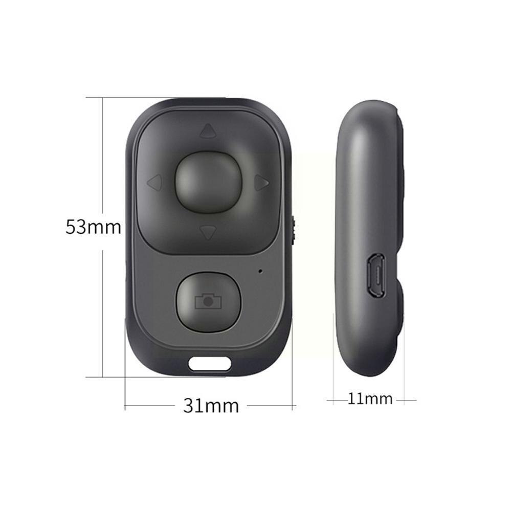 Mini kabellos Selfie RC Bluetooth-kompatibel Verschluss drehen Kamera Taste Telefon selbst-Timer Regler Seite Freisetzung X2G7