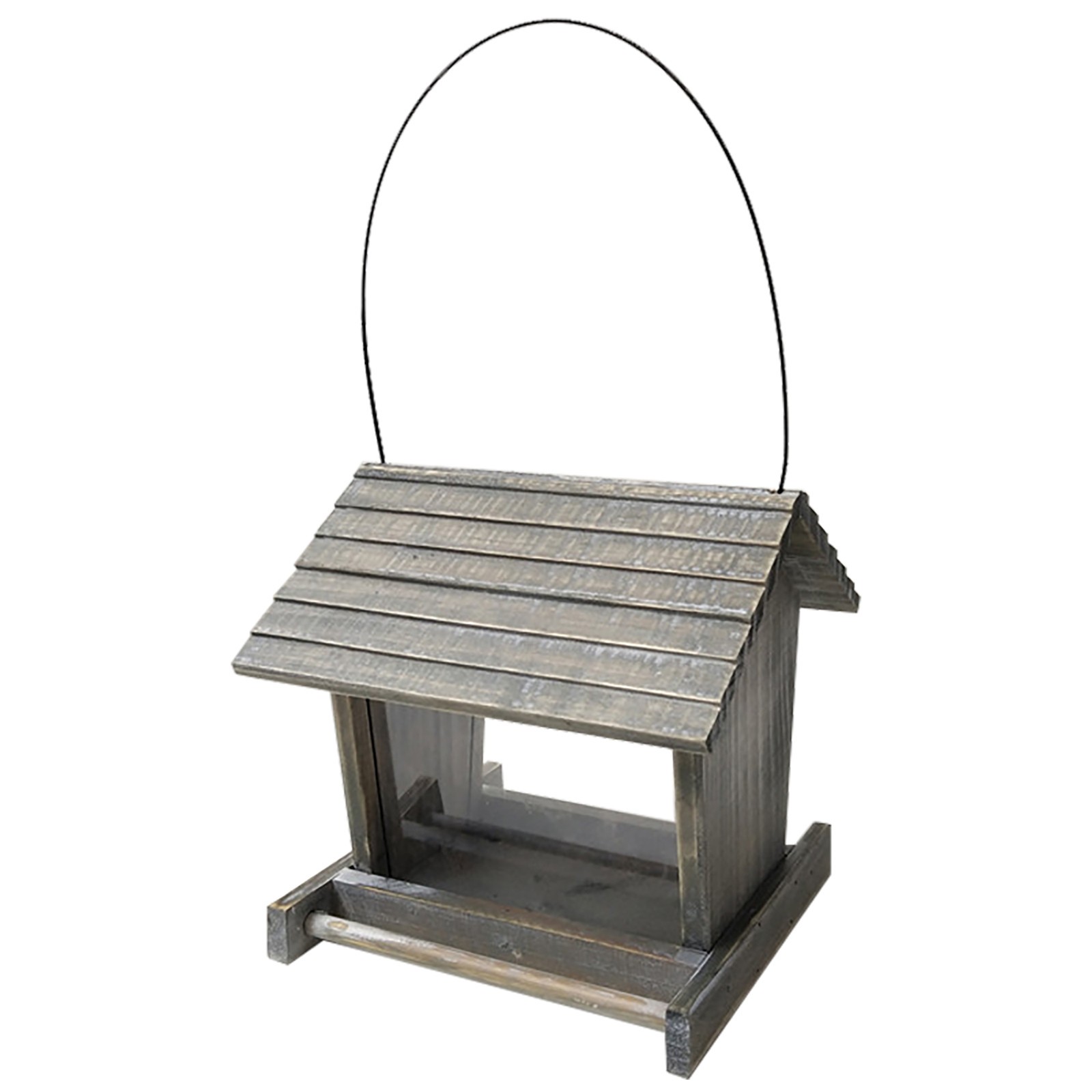 Wooden Bird Feeder Courtyard Villa Balcony Hanging Rainproof Bird Feeder: C