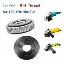 2pcs M14 Thread Angle Grinder Chuck Tools Angle Grinder Inner Outer Flange Nut Set Angle Grinder Locking Plate Chuck