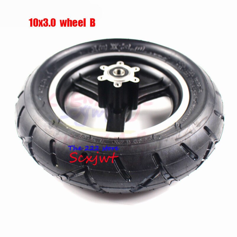 10 Inch Wheels for Kugoo M4 Pro Folding Electric Scooter 10x3 Inch Off-road Inner Outer Tire with Alloy Rims 255x80 Tyre 80/65-6