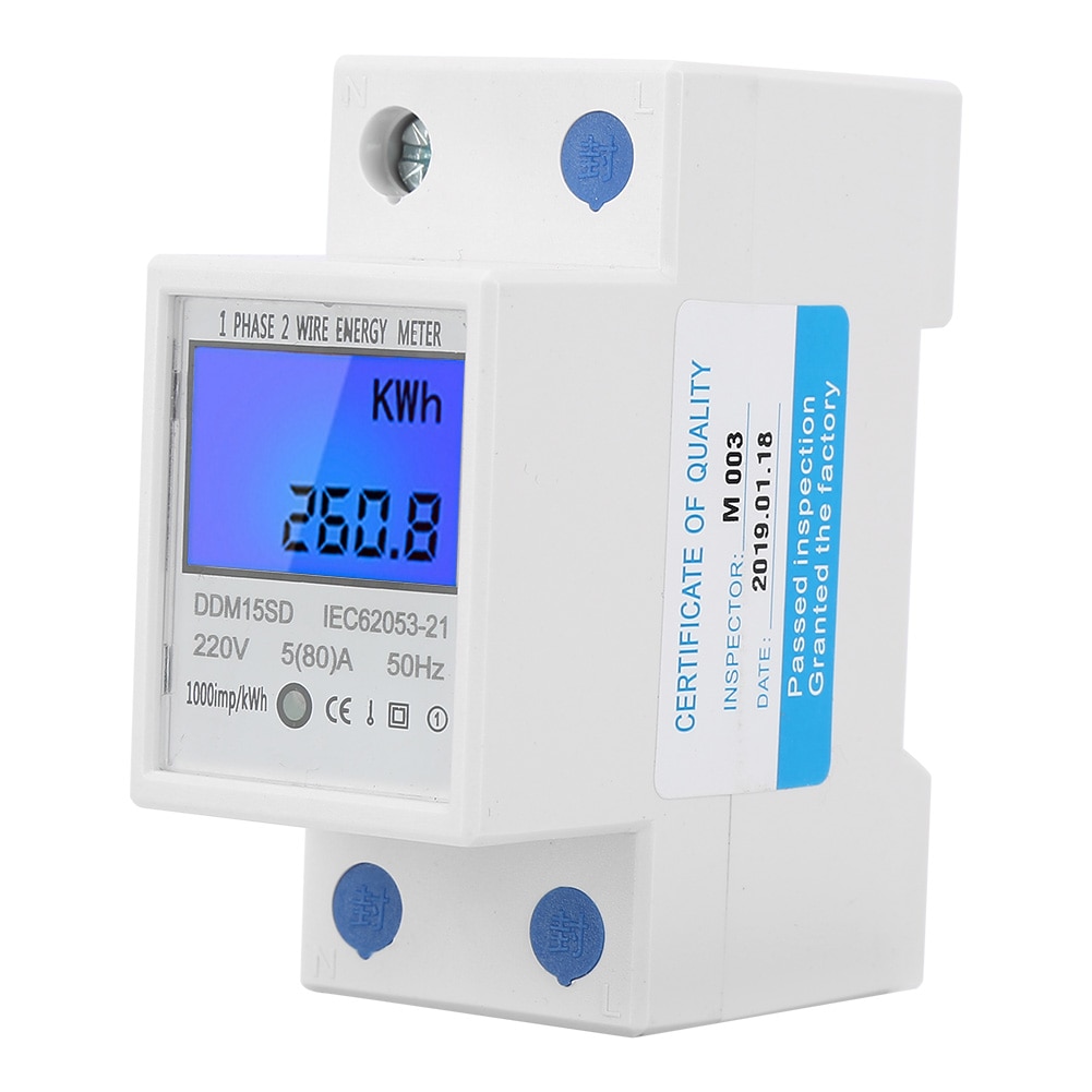 ANENG Electric Meter 5-80A DDM15SD LCD Backlight D... – Grandado