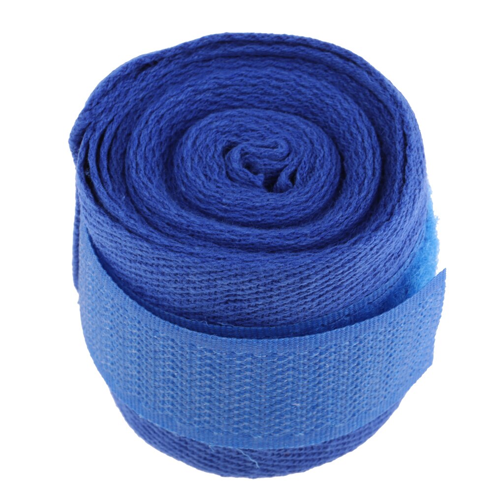2.5M Boxing Hand Wraps for MMA Kickboxing Training Gloves Cotton Hand Wrist Support: blue