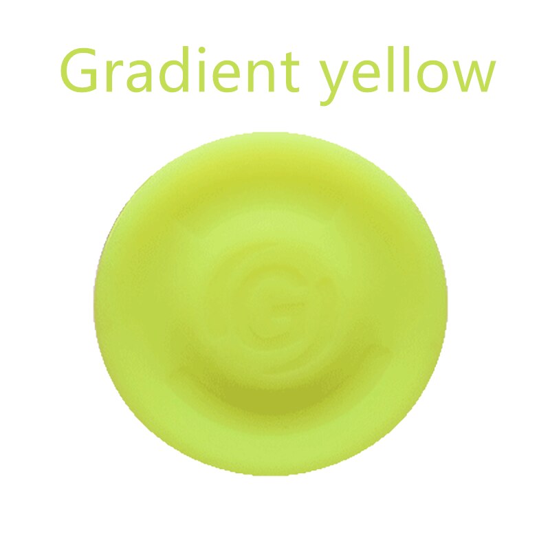 Mini Beach flying disk for outdoor sports silicone disc decompression toys to play beach entertainment toys: huangse