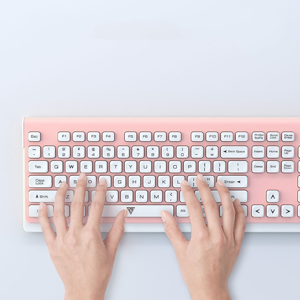 PC Gamer Wireless Keyboard And Mouse Set Wireless 2.4G Home Office Ultra-Thin Gaming Set Teclado sem fio Kit For Home Office