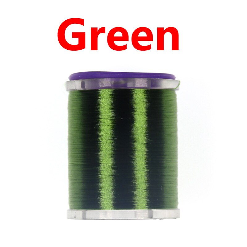 Wifreo 75D Fijne Hoge Treksterkte Vliegbindset Draad Met Standaard Spoel Spool Waxed Koppelverkoop Draad Voor Nimf Droog Natte Vliegen: Green