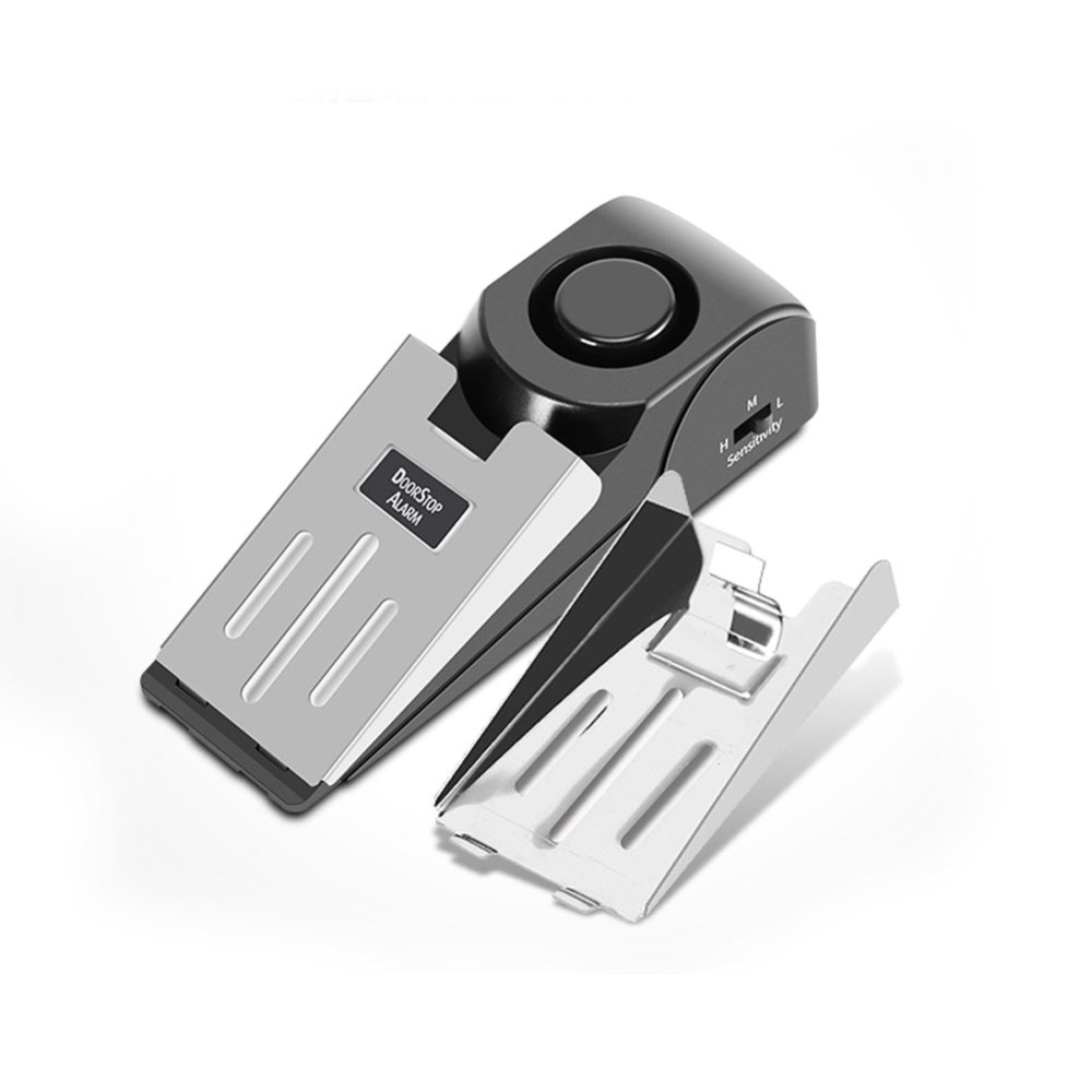 120dB Door Stop Alarm Wireless Home Travel Security System Portable Safety Wedge Alertfor home Stopper Alert Security Block