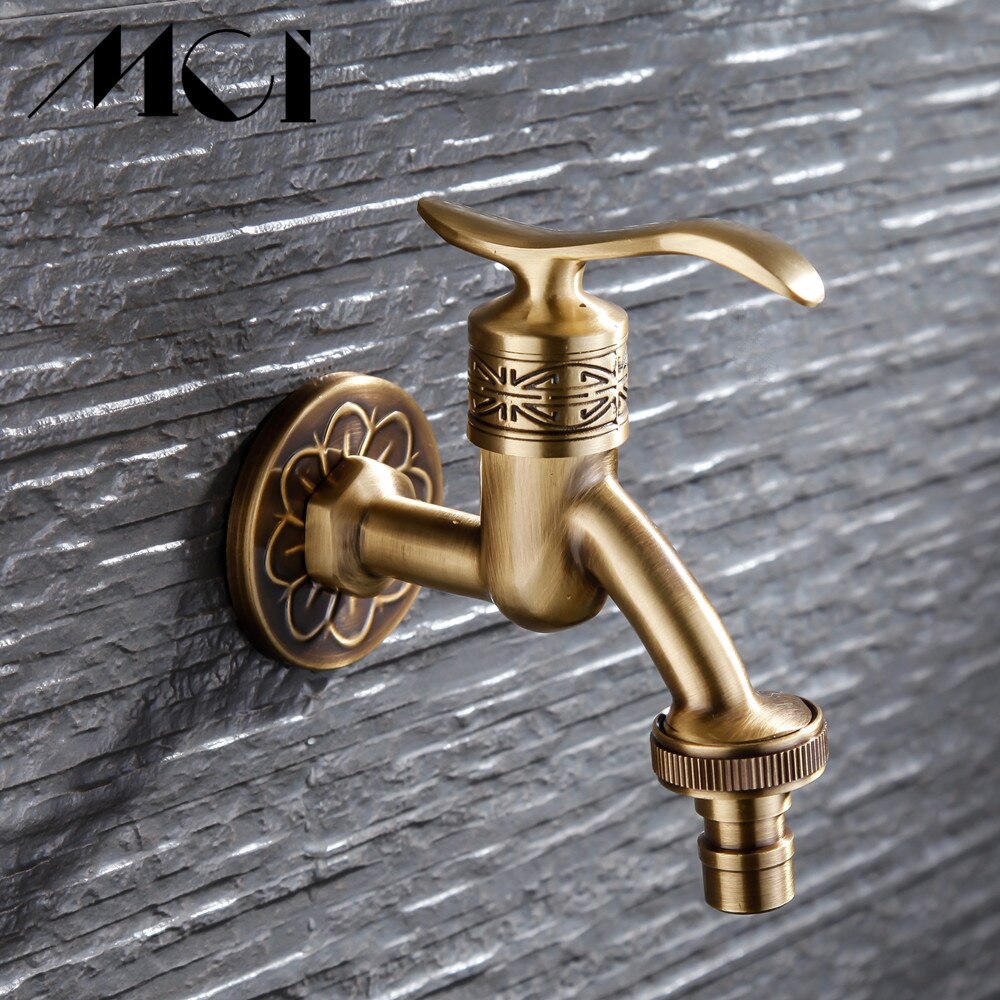 Home Carved Wall Mount Decorative Outdoor Faucet G... – Grandado