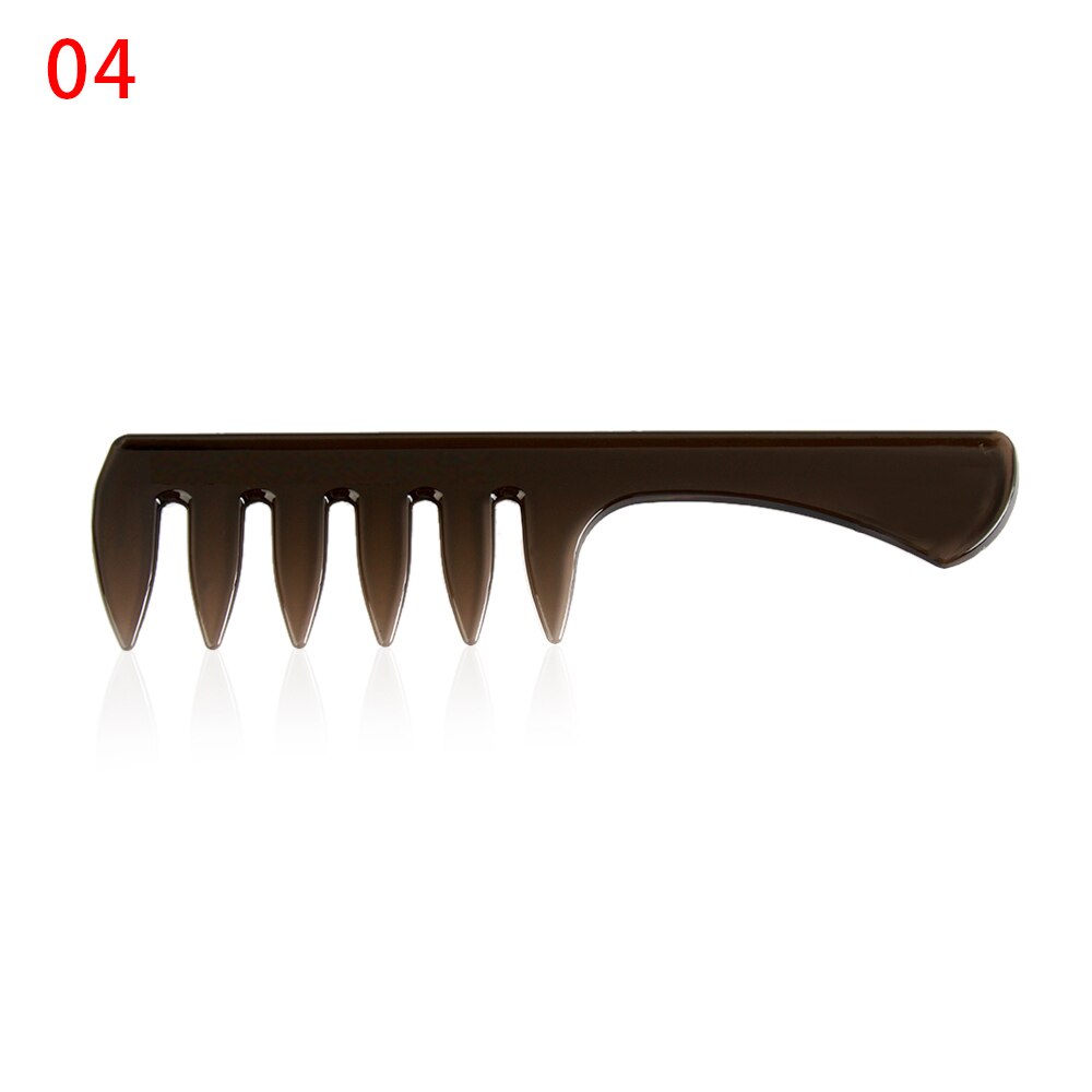 ! 1PC Wide Tooth Hair Brush Fork Comb Men Beard Hairdressing Brush Barber Shop Hair Styling Tools Salon Accessory Five Styles: Style 04