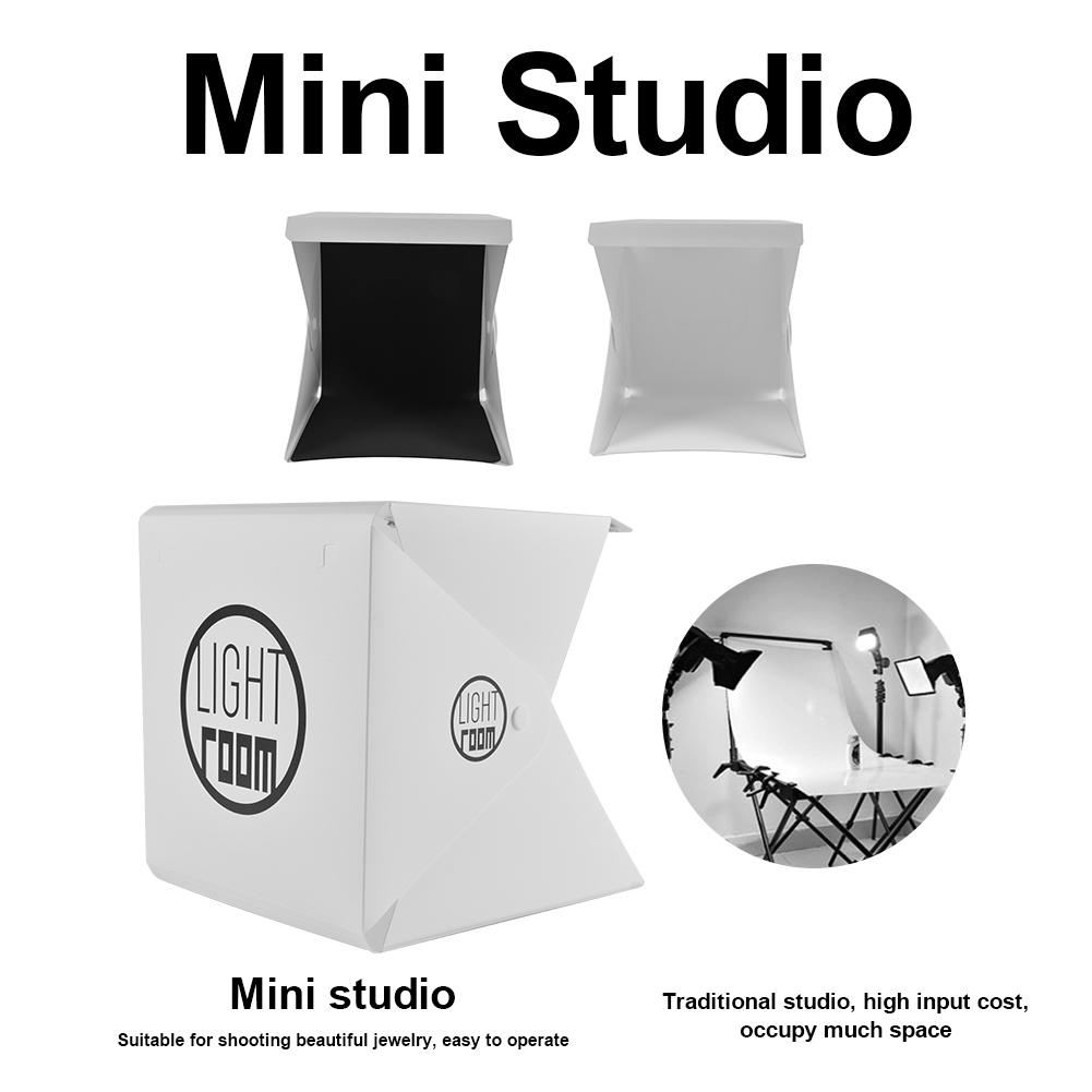 Mini Folding Photography Studio Soft Box Lightbox Softbox Background Kit Tabletop Shooting Tent Box For Items Display