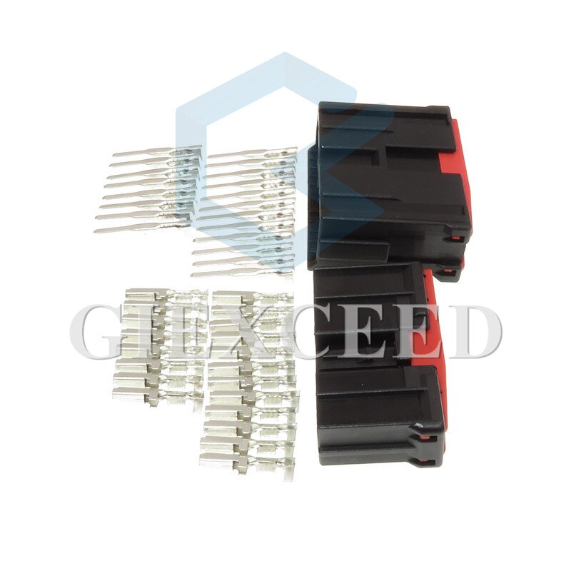 20 Pin Female Male Cable Vehicle Cable Socket Automotive Electrical Wire Connector With Pins Terminals