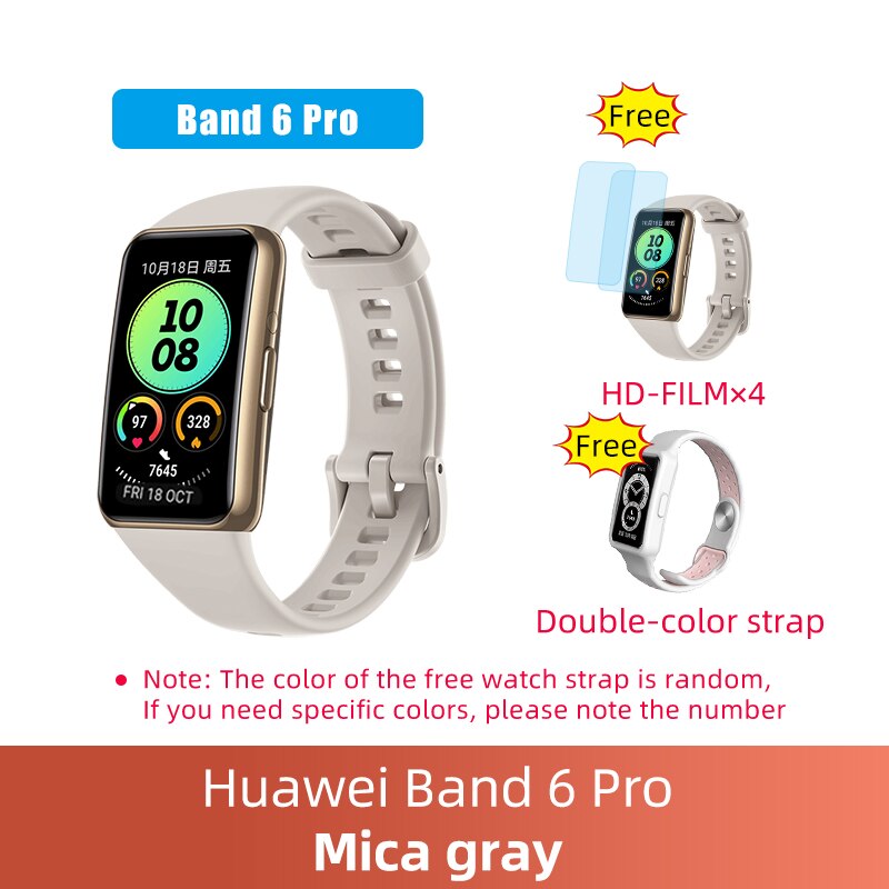 Huawei Armbinde 6 Clever Sport Uhr NFC /Profi Auflage Waterpro Von Herz Bewertung Blut Sauerstoff Überwachung Für Männer Und frauen