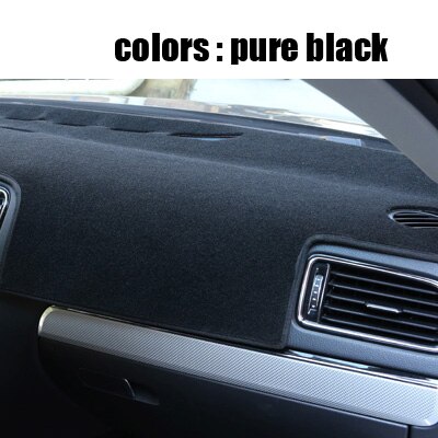 Auto Dashboard Covers Mat Voor Peugeot 307 Alle Jaar Linksgestuurde Dashmat Pad Dash Cover Auto Dashboard Accessoires: Black