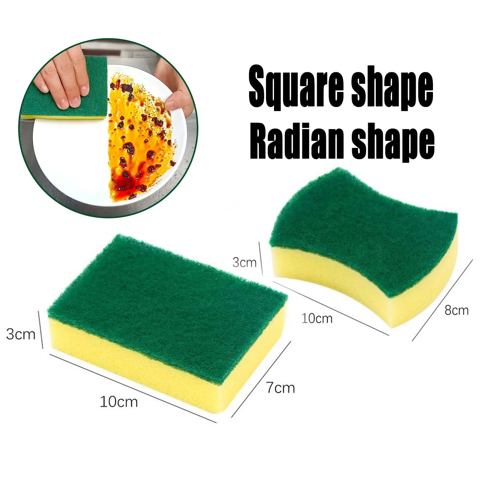 Highly Absorbent Dishwashing Sponge Kitchen Clean ... – Grandado