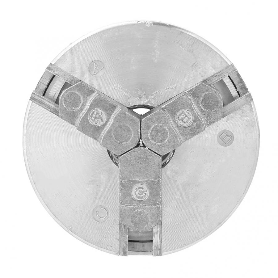 Z011 Zinc Alloy 3-Jaw Metal Lathe Chuck Clamp for Mini Metal Lathe Machine Tools Acessories