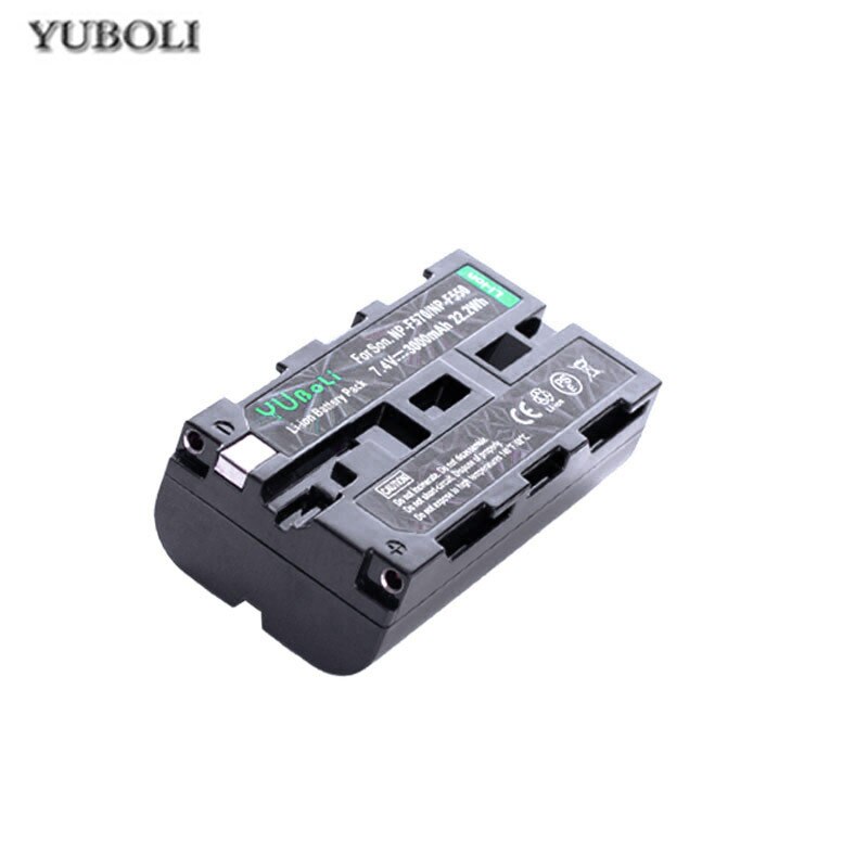 Batterie pour appareil photo sony np -f550 np-f570 np f550 f570 np-f550 /f570 et chargeur lcd double usb pour éclairage d'appareil photo -f550 np-750: 1 batterie