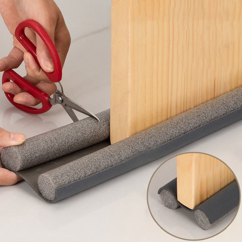 Door Bottom Sealing Strip Windproof and Waterproof Strip Door Under Wind Shield Insulated House Acoustic Foam Sealing Strip