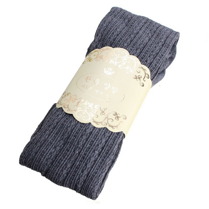 Vinter varme skinny tights trend kvinder dame strikke tights høj elastik super slanke kvinders tykke tights