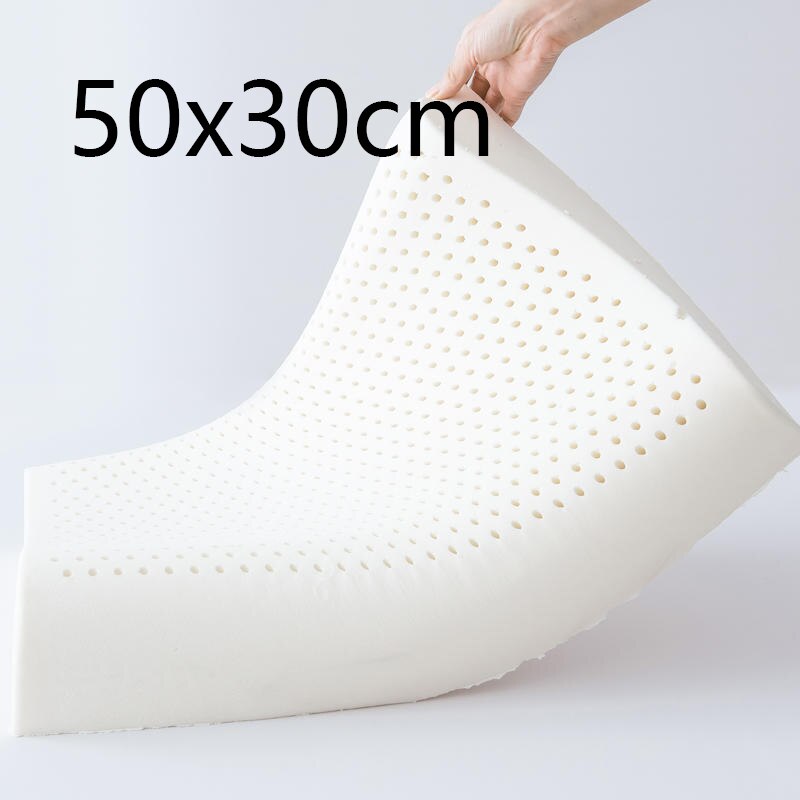 Thailand Natural Latex Bed Cervical Pillow Health Care Orthopedic Pillow for Neck Dunlopillo Latex Foam Pillow Sleeping Almohada: boxing50x30cm