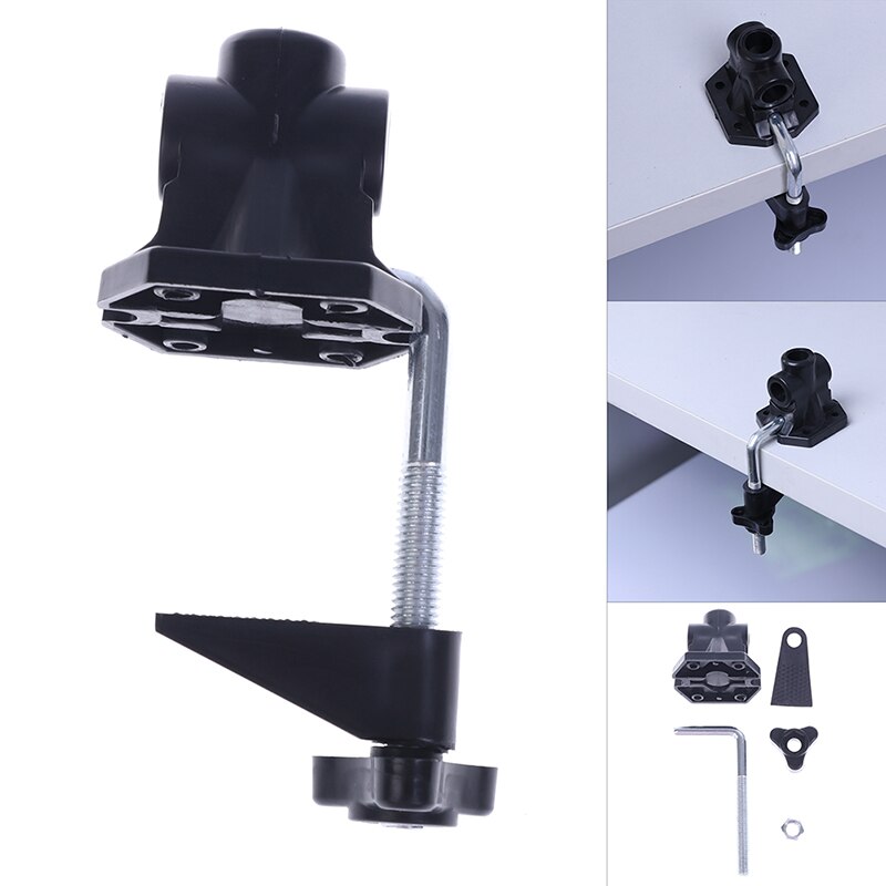 Hardware Bracket Clamp LED Light Accessories DIY Fixed Metal Desk Lamp Clip Fittings Screw Camera Flash Holder For Mic Stand