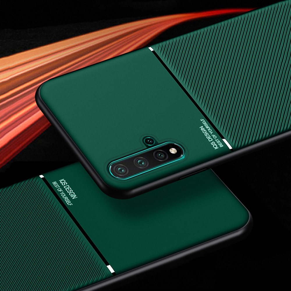 MAKAVO Für Huawei Ehre 20 Pro Fall Matte PU Zurück Abdeckung Weiche Slicone Rahmen Telefon Fall Für Huawei Ehre 20 20S Ansicht 20