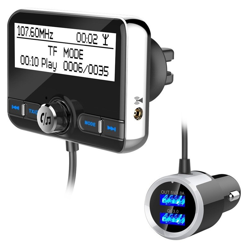 2.4-Inch Auto Dab Digitale Radio Adapter Auto MP3 Bluetooth Fm-zender Dab002