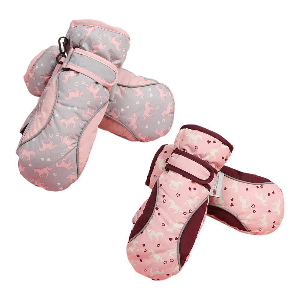 Schattige kinderen warme skihandschoenen jongens meisjes winter outdoor waterdichte antislip wanten