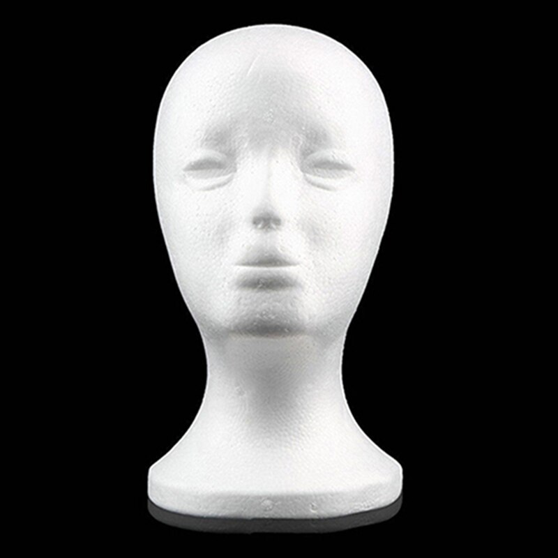 Piepschuim mannequin hoofd model zonnebril brilstandaard hoed pet display houder pruikenhoofd met standaard pruikenhouder mannequin hoofd