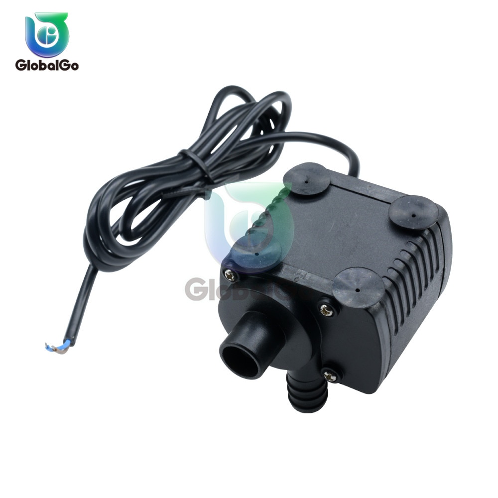 Jt -280 ip68 vandtæt mini vandpumpe ultra-støjsvag nedsænket akvariepumpe 200-450( l/h ) 12v 6w dc børsteløse mikro vandpumper