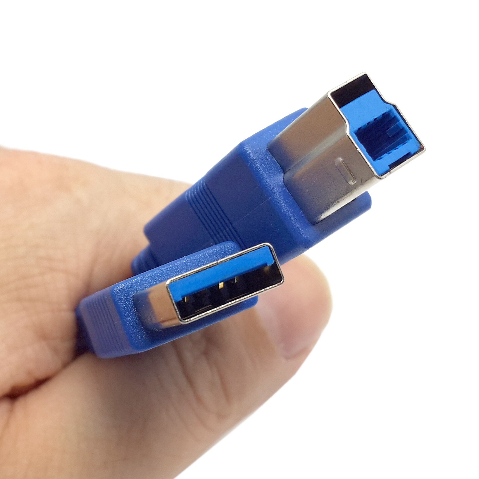 Cabo jimier cy padrão usb 3.0 a, macho para b macho, cabo de extensão 1m