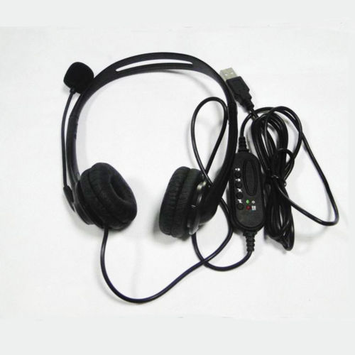 USB handsfree Call Center Noise Cancelling Snoer binaural Headset Hoofdtelefoon Computer Hoofdtelefoon