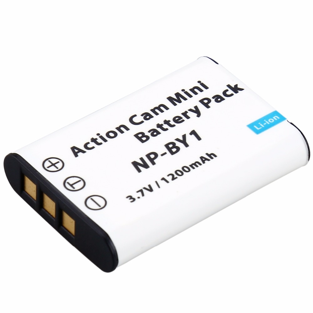 4 np-by1 batterier np  by1 bateria npby 1 batteri + lcd dubbla laddare för sony hdr -az1vr az1 az1v az1vr action kamera mini videokamera