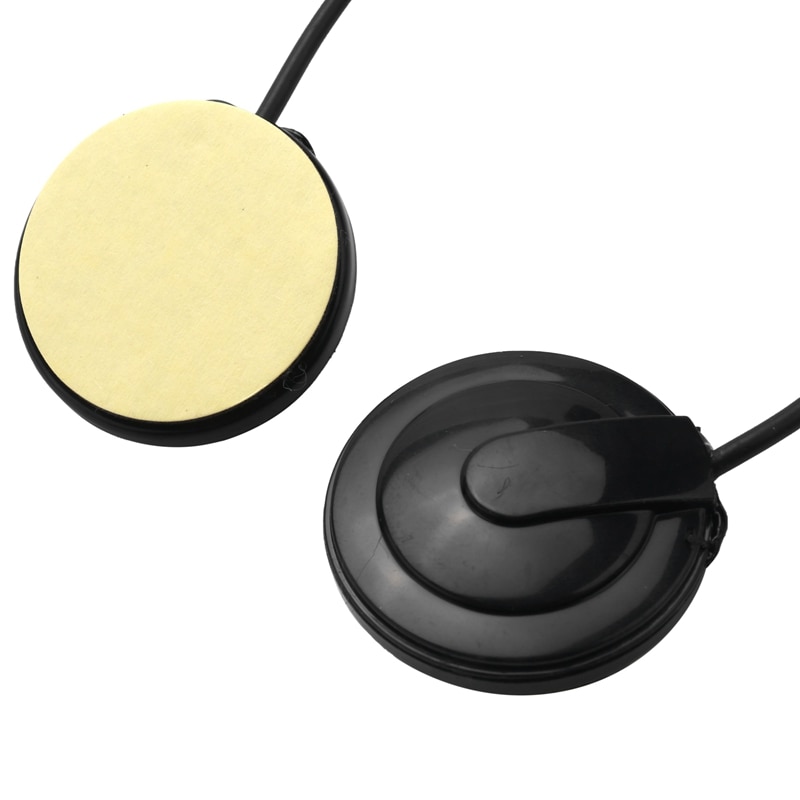 21-INCHES Wire Length 1/4 Inch Output Jack 2 In 1 Piezo Pickup Disc Transducer for Guitar Violin Ukulele Mandolin Banjo Cello(wi