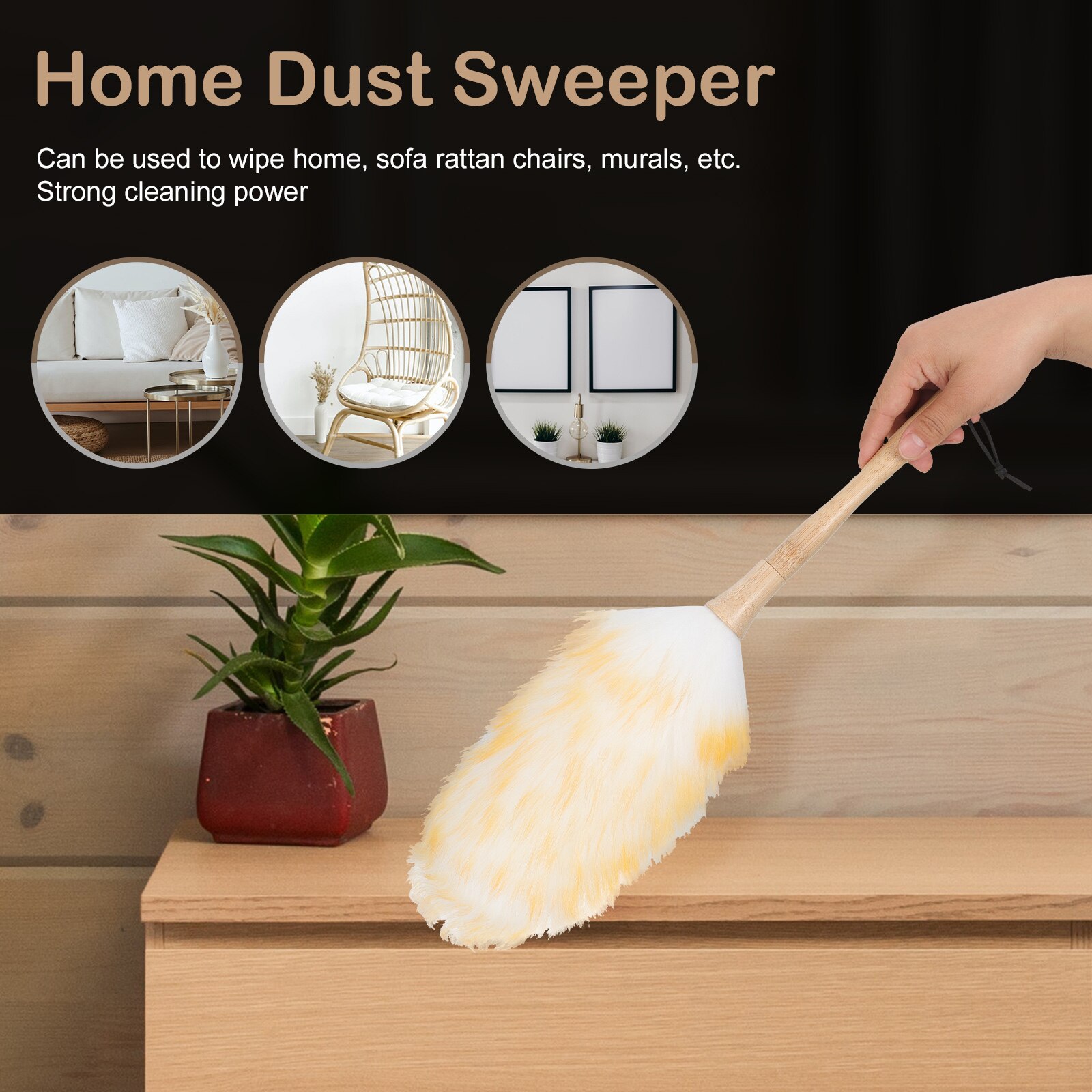 Home Dust Sweeping Tool Cleaning Duster Dust Cleaner Furniture Maintaining Duster