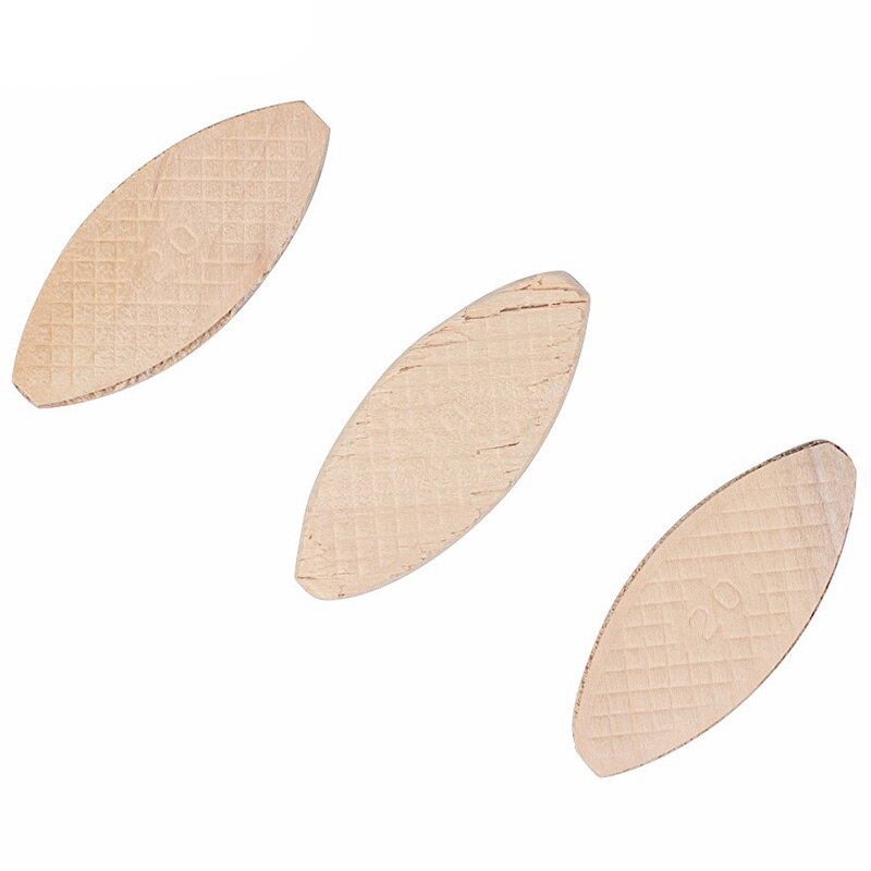100Pcs No.20# Assorted Wood Biscuits for Tenon Machine Woodworking Biscuit Jointer