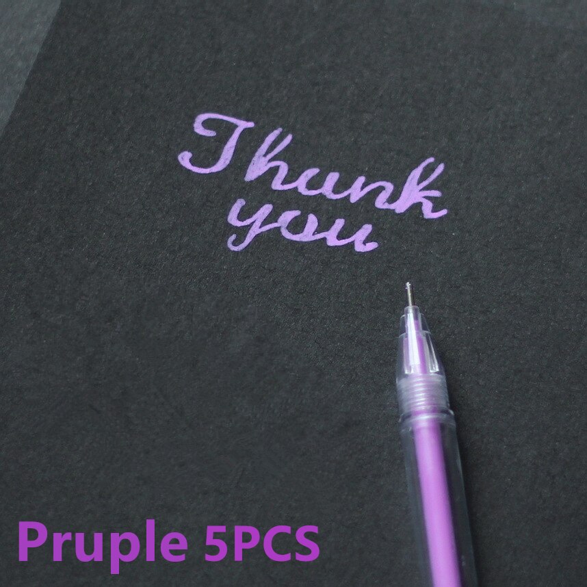 Zakreślacz szkolny studenci Mildliner zakreślacze markery pędzelki pastelowe markery akwarela fluorescencyjny długopis rysunek: Purple 5PCS