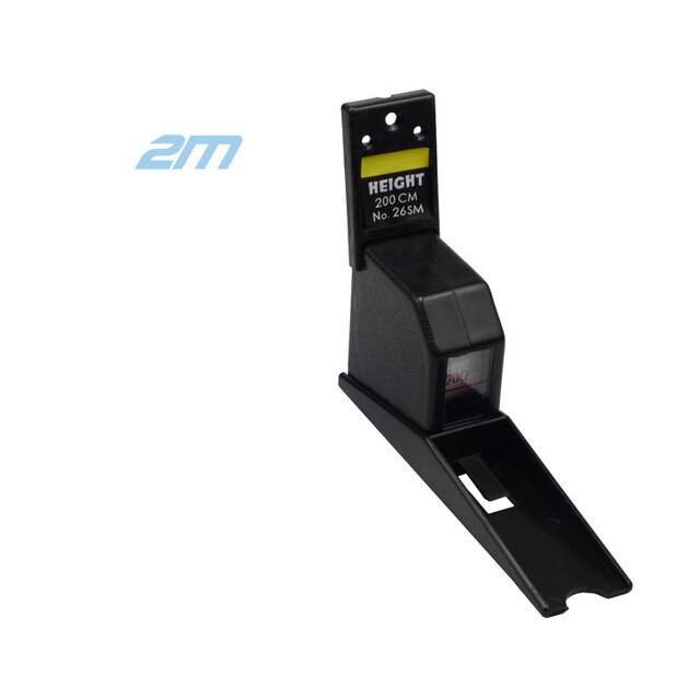 Tige de mesure de la taille du corps, 200/220cm, mesure murale, stadiomètre pour enfants, règle de croissance pour bébé: 200cm  black