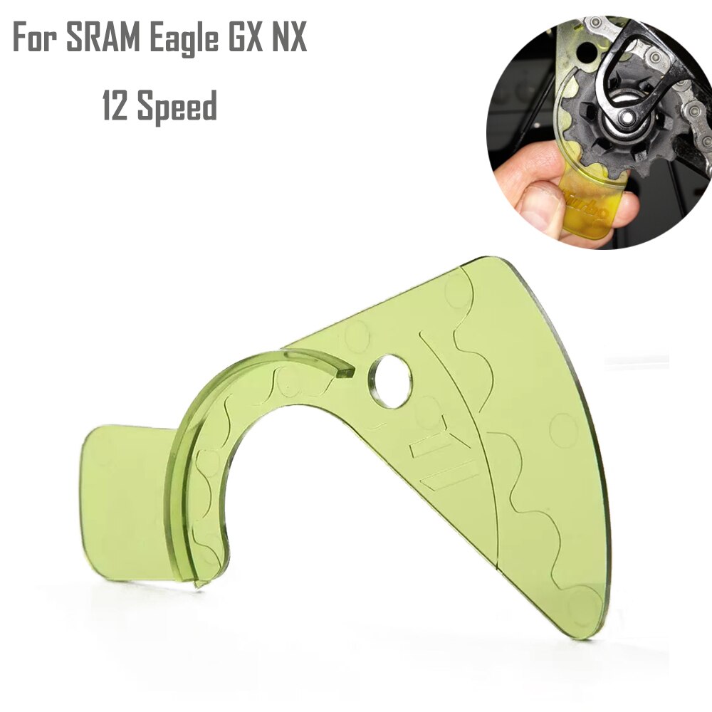 Kædegap justeringsmålerværktøj til sram eagle gx  nx 12 speed bagskifter bagkæde cykelskifter justeringsværktøj