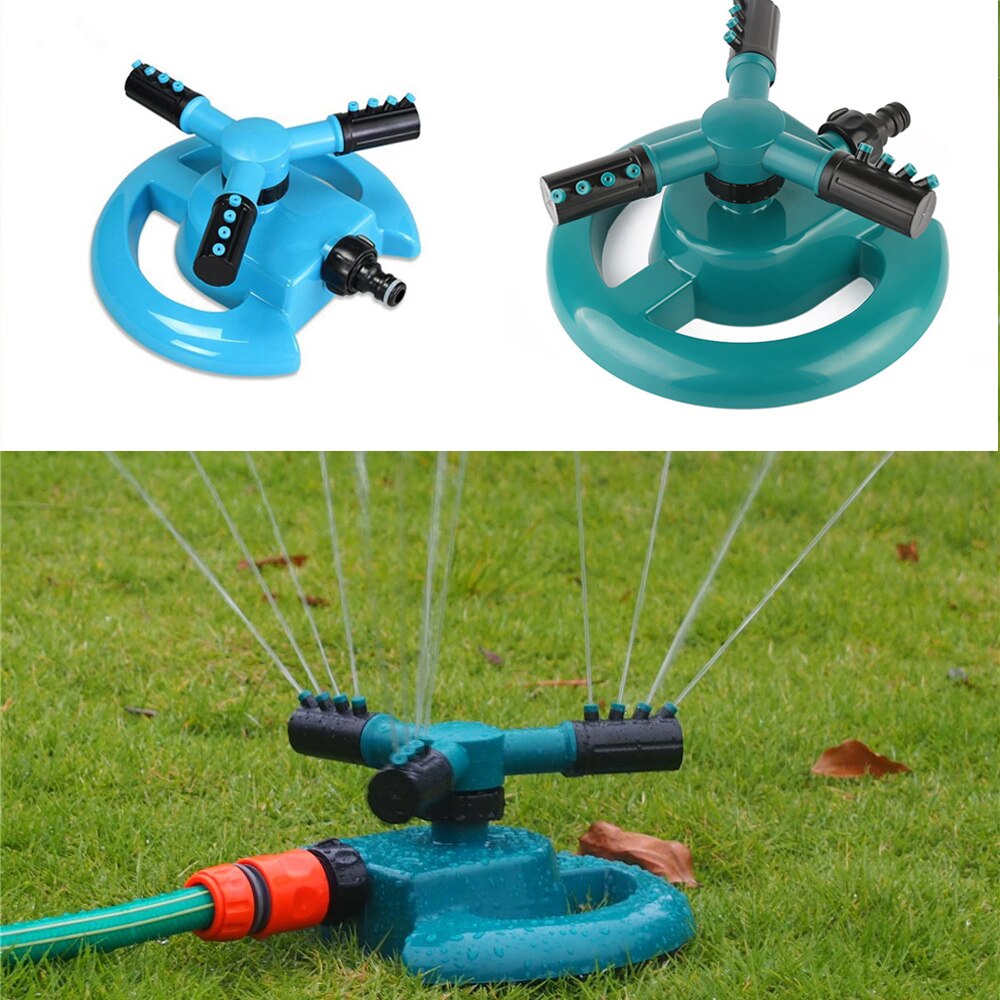 3- armige sproeier voor in de tuin, automatische bewatering van gras, gazon, 360 graden roterende watersproeier, tuinirrigatiesysteem