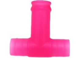 1PC piwo Snorkel słomy piwo Bong lejek Slammer podwójne Snorkel picia na piwo do baru narzędzia festiwale Party dozownik Y1F5: C-pink