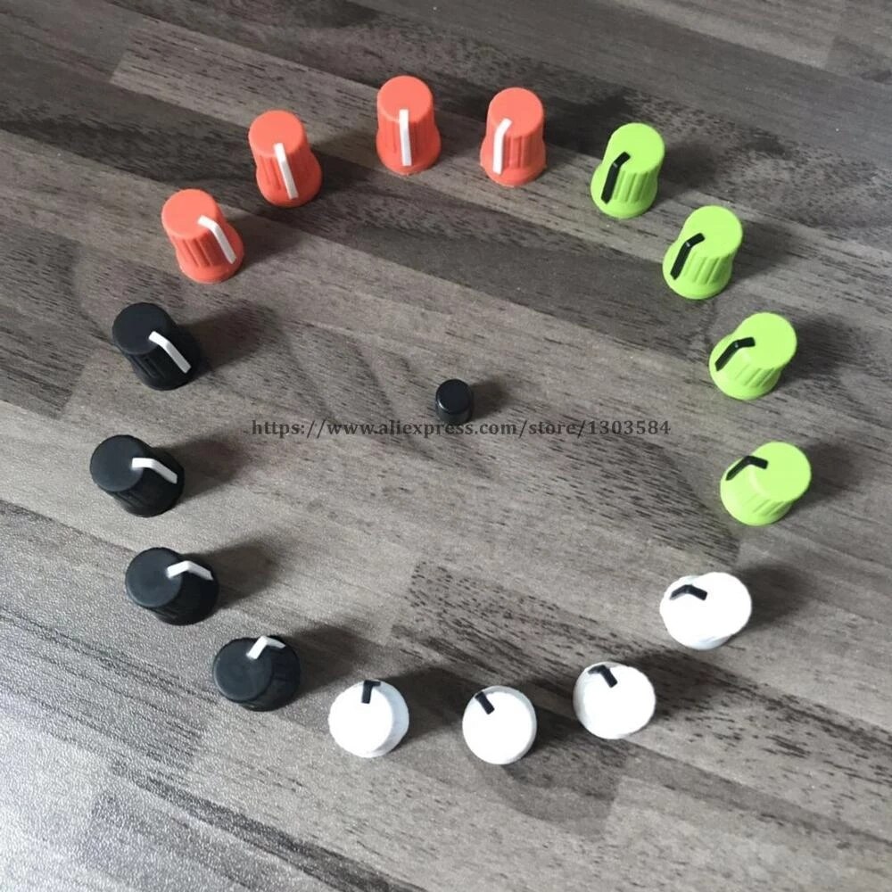 16PCS /LOT Colorful Rotary Knob NI For Traktor Kontrol Z1 Z2 S2 S4 S5 S8 DJ Controller Mixer