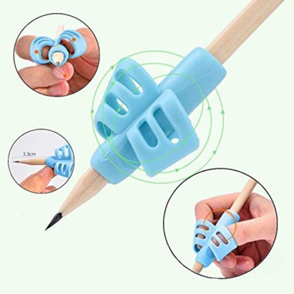 8 Stuks Siliconen Kinderen Grijpen Pen Tool Holding Potlood Studenten Hold Pen Schrijven Houding Correctie Met Houding Speelgoed