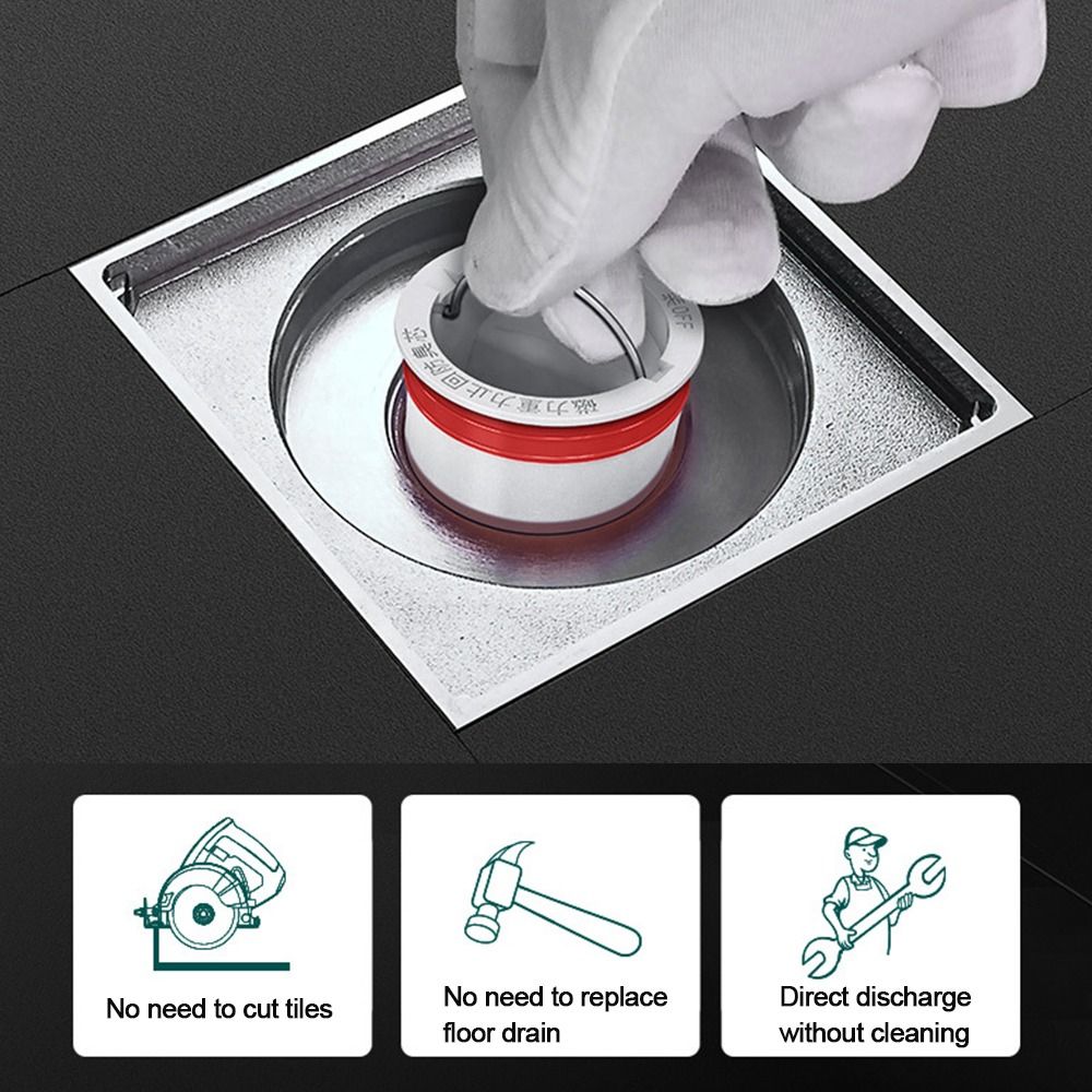 1 Stuks Anti-Geurbestendig Vloerafvoer Kern Gootsteen Eenrichtingsventiel Vloer Afvoerventiel Afvoer Water Afvoerfilter Douchestop Plug