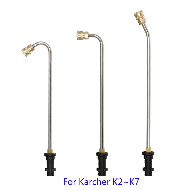 För karcher  k2 k3 k4 k5 k6 k7 högtryckstvättar ränna rengöringsrörspets metall jetlans / trollstav 1/4 "snabbanslutning